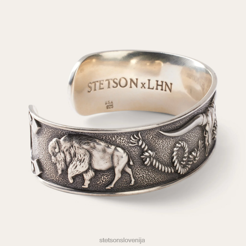 Stetson moški jugozahodna manšeta Z6H88419 siva pripomoček