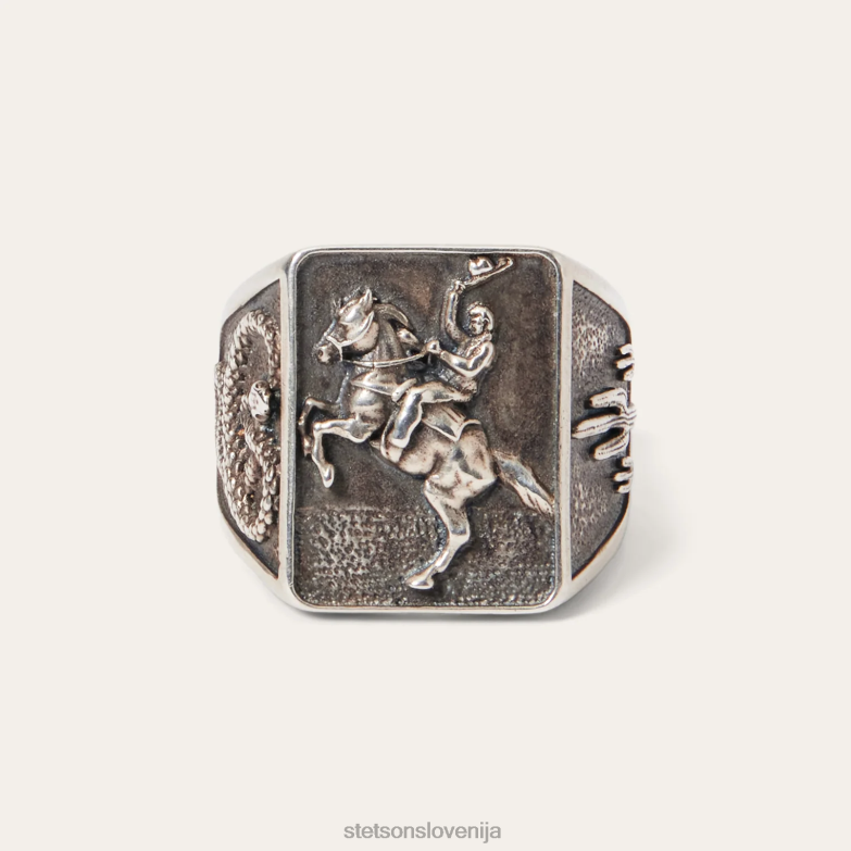 Stetson moški kavbojski prstan Z6H88424 ena barva pripomoček