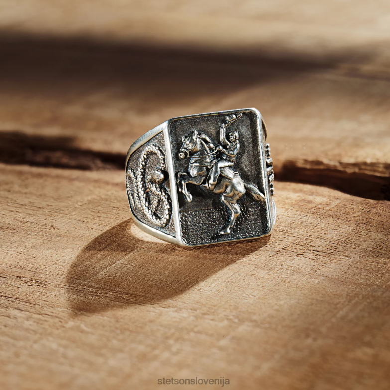 Stetson moški kavbojski prstan Z6H88424 ena barva pripomoček