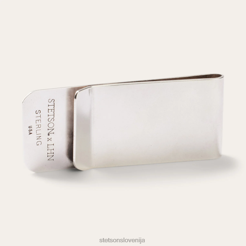 Stetson moški sponka za denar ameriškega bivola Z6H88415 srebro/medenina pripomoček