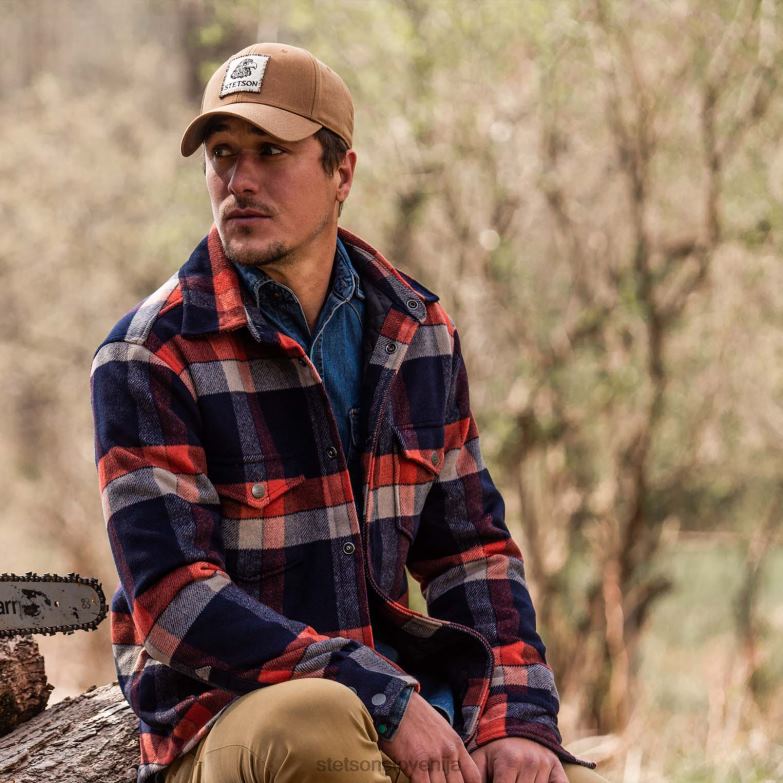 Stetson moški jac-majica Z6H88395 modra oblačila