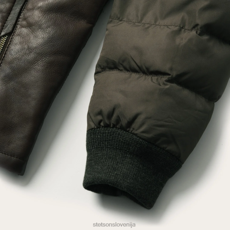 Stetson moški novost jakna iz masivnega semiša Z6H88399 rjav oblačila