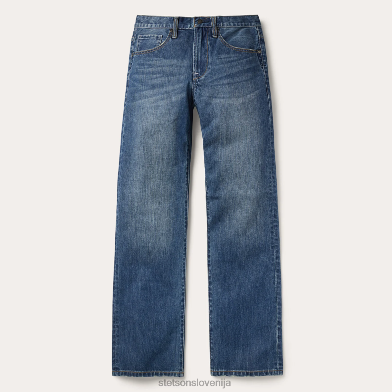 Stetson moški 1312 moderne kavbojke Z6H88378 modra oblačila