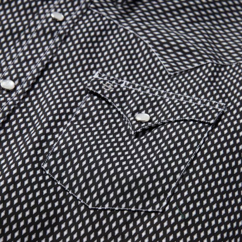 Stetson moški diamantna majica Z6H88335 Črna oblačila