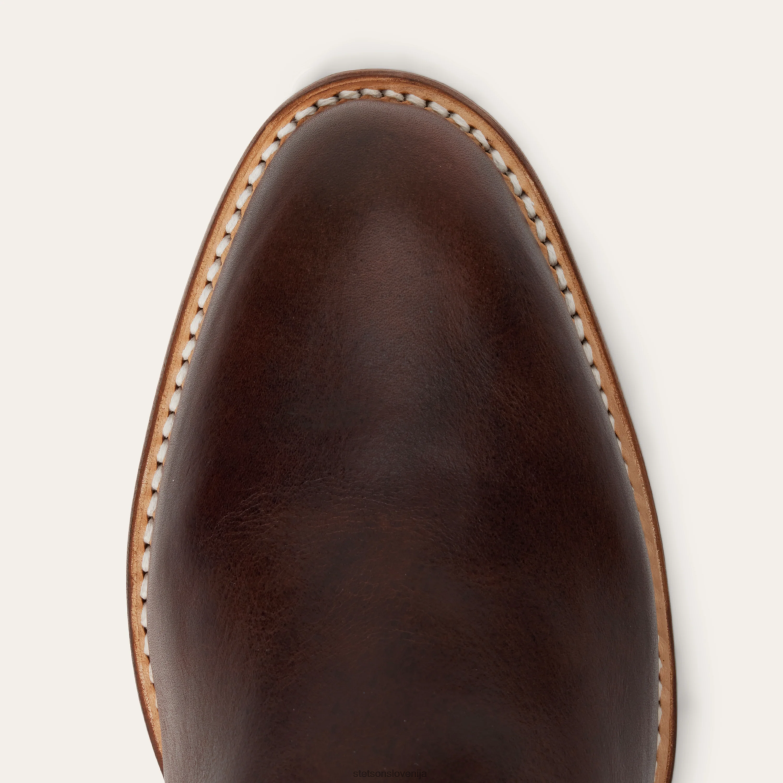 Stetson moški rancher škorenj z zadrgo Z6H88239 rjav obutev