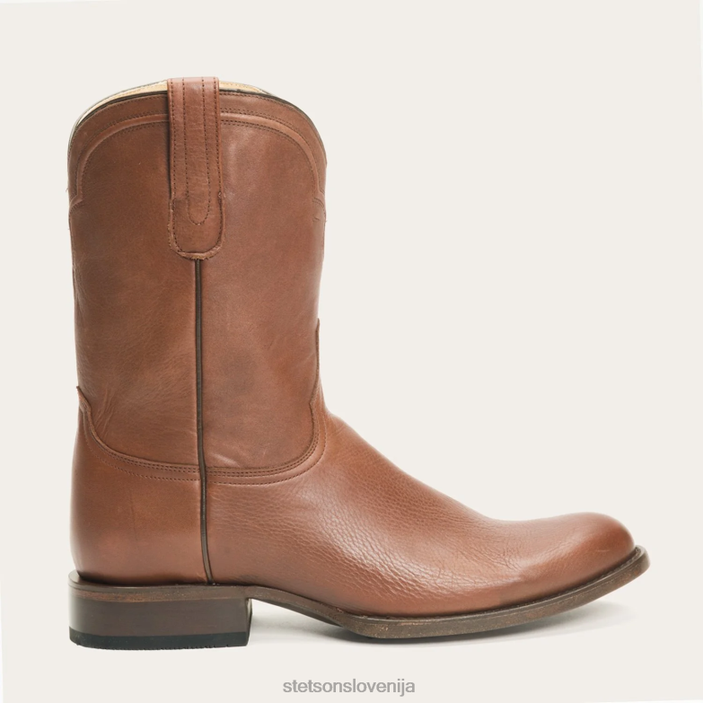 Stetson moški rancher škornji z zadrgo Z6H88219 rjav obutev