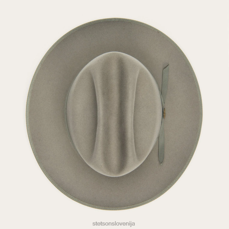 Stetson uniseks čisto odprta cesta Z6H8842 fantomsko siva pokrivala