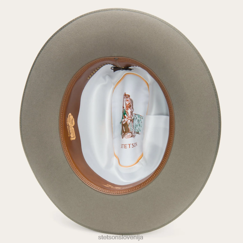 Stetson uniseks čisto odprta cesta Z6H8842 fantomsko siva pokrivala