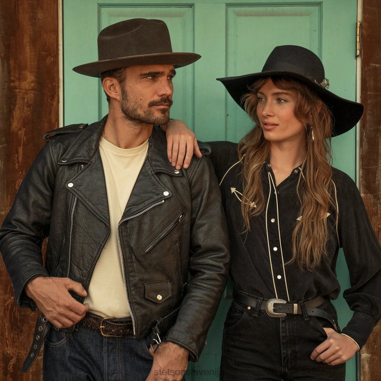 Stetson uniseks navdušenje Z6H8854 Črna pokrivala