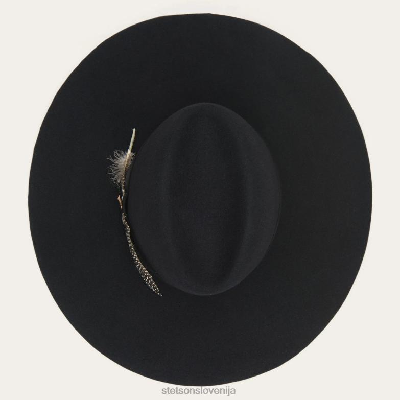 Stetson uniseks navdušenje Z6H8854 Črna pokrivala