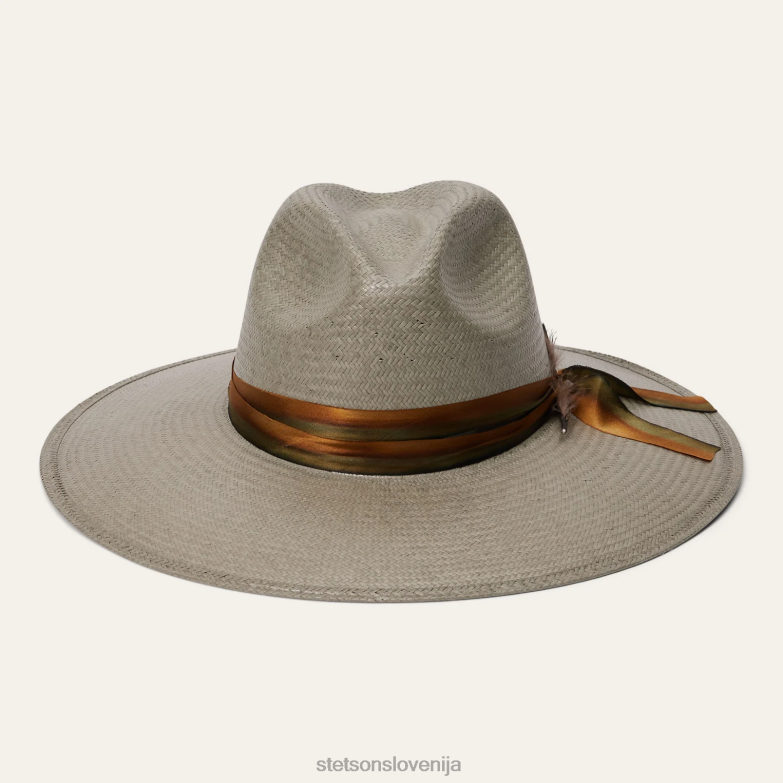 Stetson uniseks caelus straw fedora Z6H88148 morska pena pokrivala