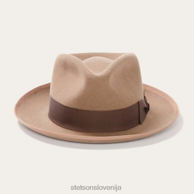Stetson uniseks fedora iz volne whippet Z6H88102 kamela pokrivala