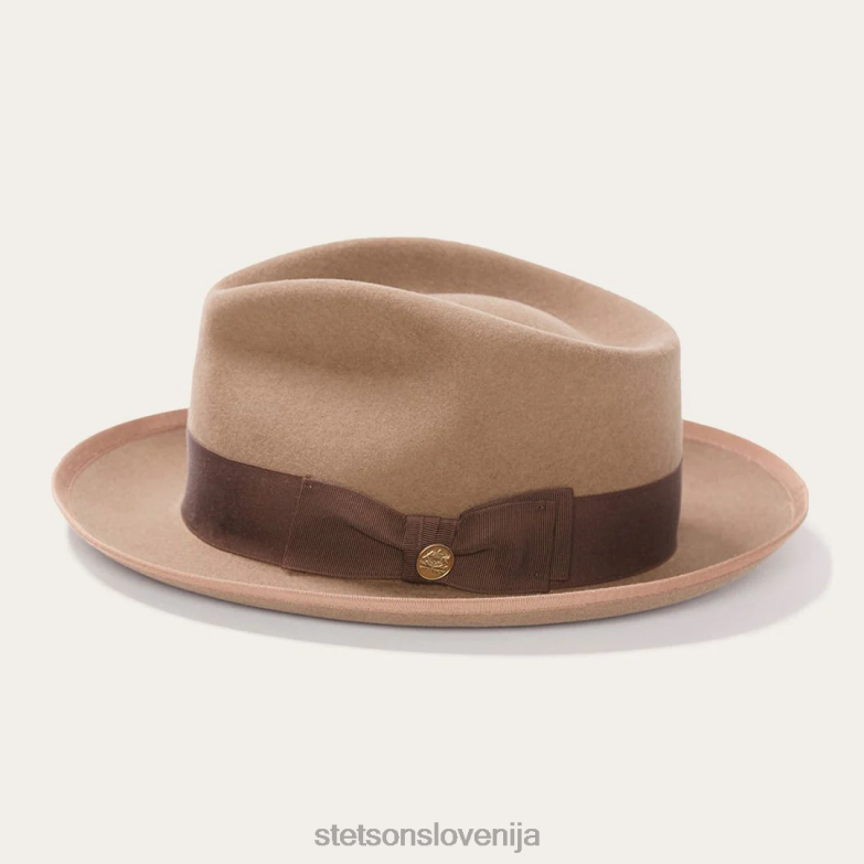 Stetson uniseks fedora iz volne whippet Z6H88102 kamela pokrivala