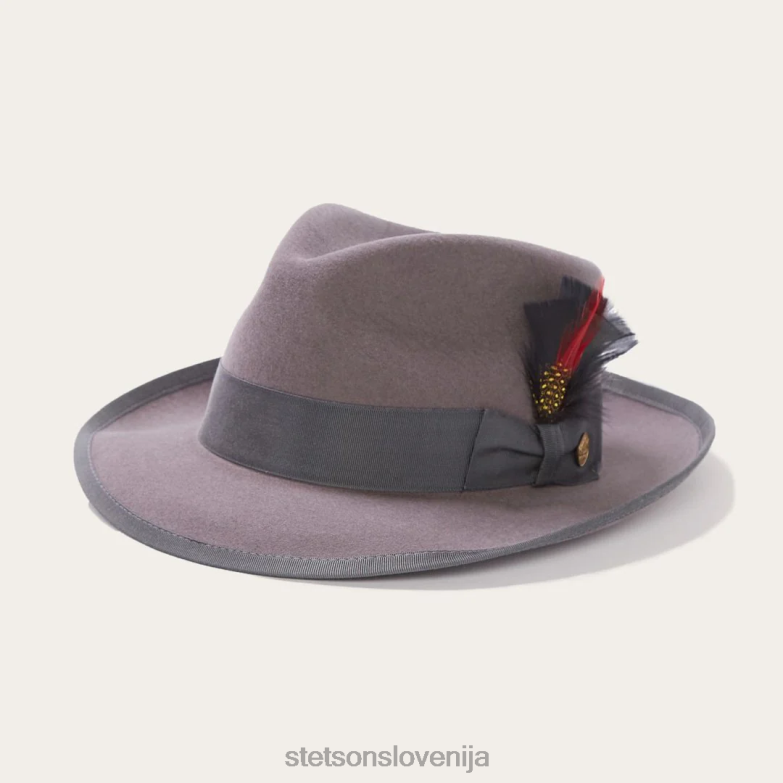 Stetson uniseks fedora iz volne whippet Z6H8858 karibu pokrivala