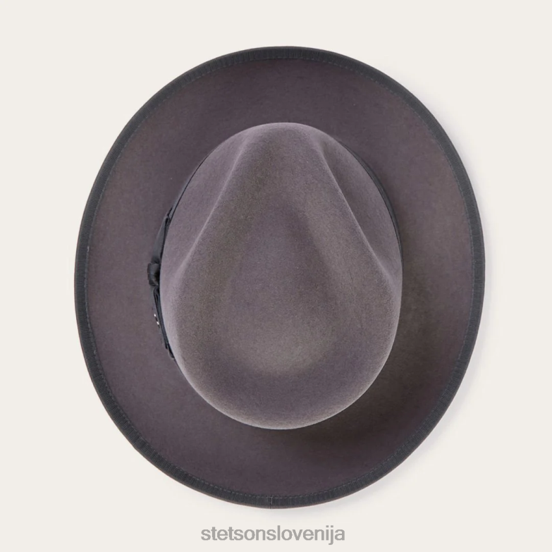 Stetson uniseks fedora iz volne whippet Z6H8858 karibu pokrivala
