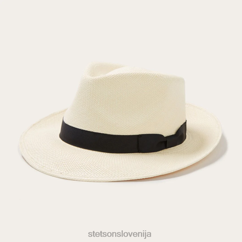 Stetson uniseks retro panama fedora Z6H88154 naravno pokrivala