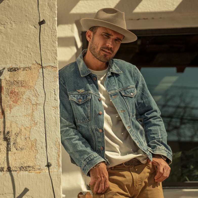 Stetson uniseks stratoliner fedora Z6H8810 naravno pokrivala