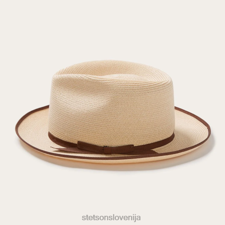 Stetson uniseks stratoliner fedora iz konoplje Z6H88109 naravno pokrivala