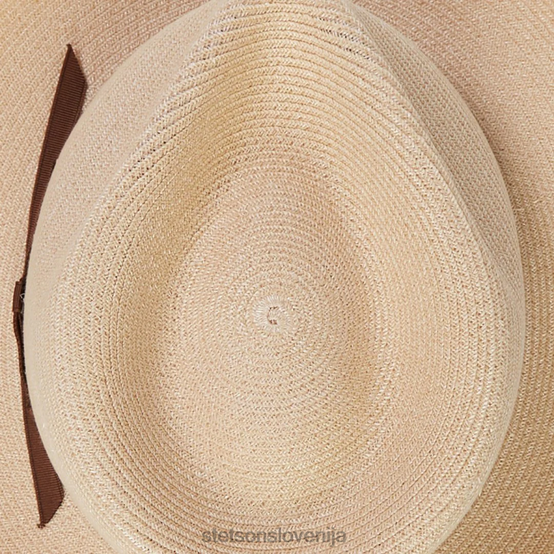 Stetson uniseks stratoliner fedora iz konoplje Z6H88109 naravno pokrivala
