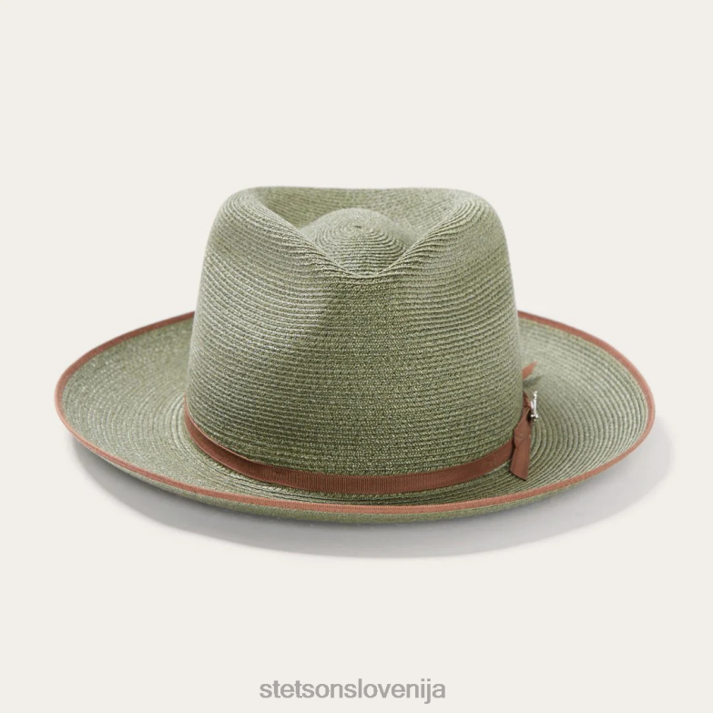 Stetson uniseks stratoliner fedora iz konoplje Z6H88125 žajbelj pokrivala