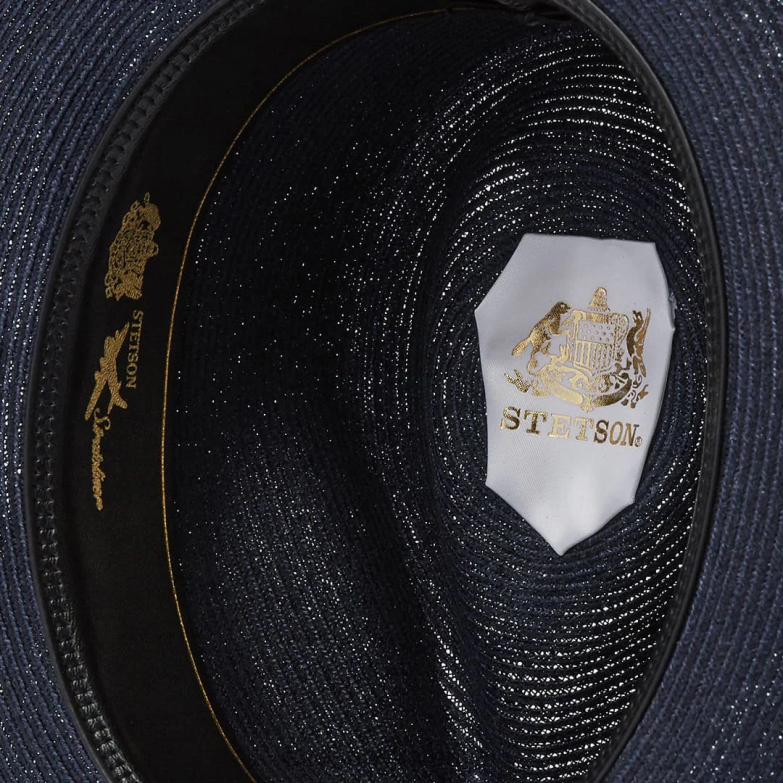 Stetson uniseks stratoliner fedora iz konoplje Z6H88135 mornarica pokrivala