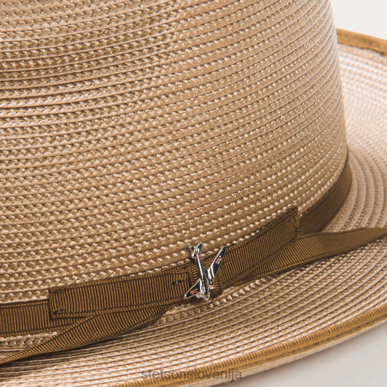 Stetson uniseks stratoliner milan fedora Z6H88110 konjak pokrivala