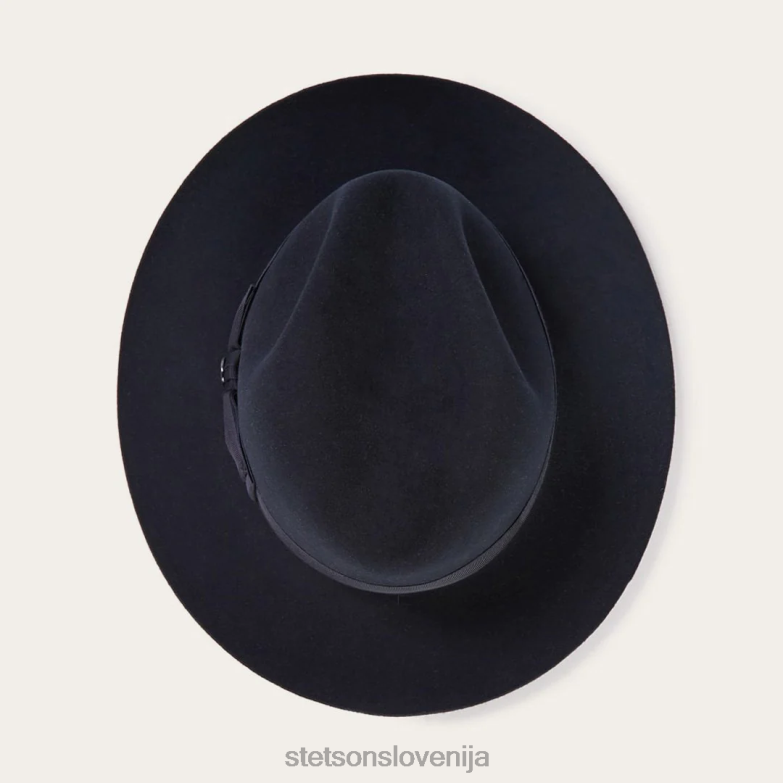 Stetson uniseks tempeljska fedora Z6H8873 mornarica pokrivala