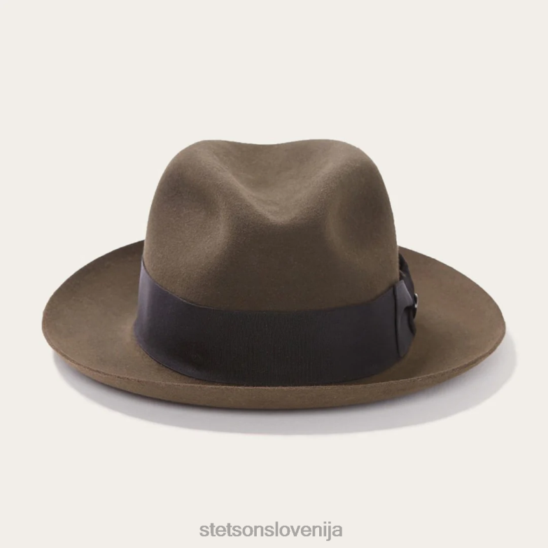 Stetson uniseks tempeljska fedora Z6H8886 žajbelj pokrivala
