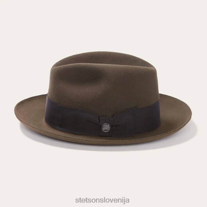 Stetson uniseks tempeljska fedora Z6H8886 žajbelj pokrivala