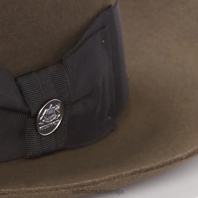 Stetson uniseks tempeljska fedora Z6H8886 žajbelj pokrivala
