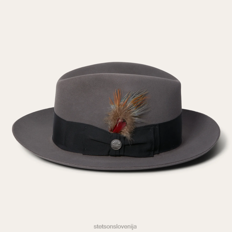 Stetson uniseks tempeljska fedora Z6H8897 karibu pokrivala