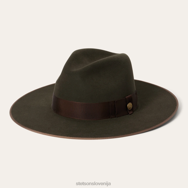 Stetson uniseks trimestna fedora Z6H88187 žajbelj pokrivala