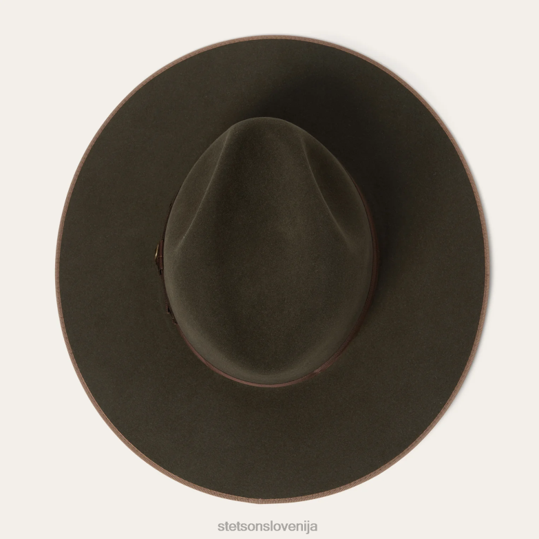 Stetson uniseks trimestna fedora Z6H88187 žajbelj pokrivala