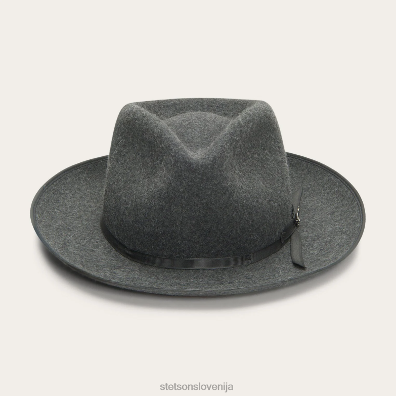 Stetson uniseks ultralahka stratoliner fedora Z6H88120 siva mešanica pokrivala