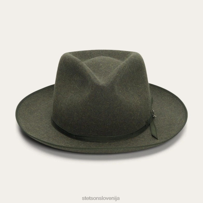 Stetson uniseks ultralahka stratoliner fedora Z6H88121 mešanica oliv pokrivala