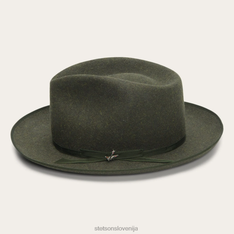 Stetson uniseks ultralahka stratoliner fedora Z6H88121 mešanica oliv pokrivala