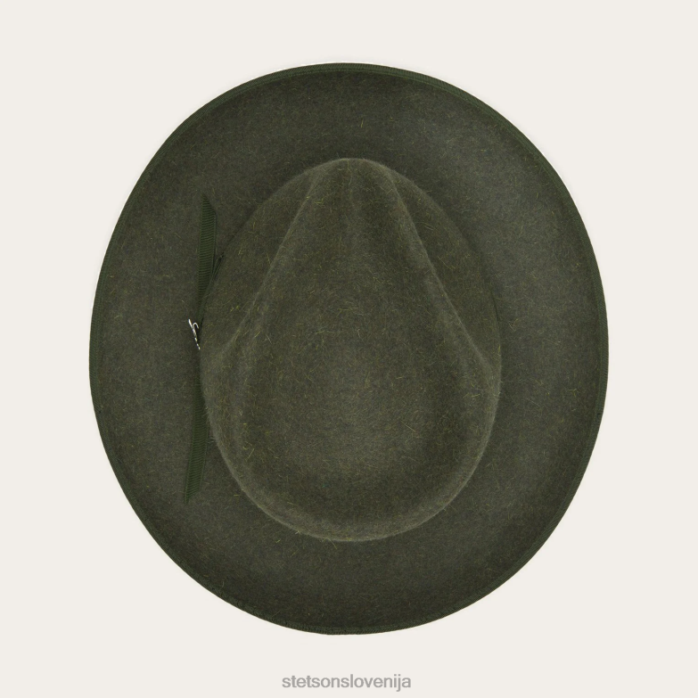 Stetson uniseks ultralahka stratoliner fedora Z6H88121 mešanica oliv pokrivala
