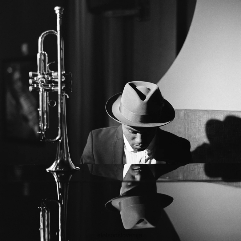 Stetson uniseks whippet fedora Z6H88124 karibu pokrivala