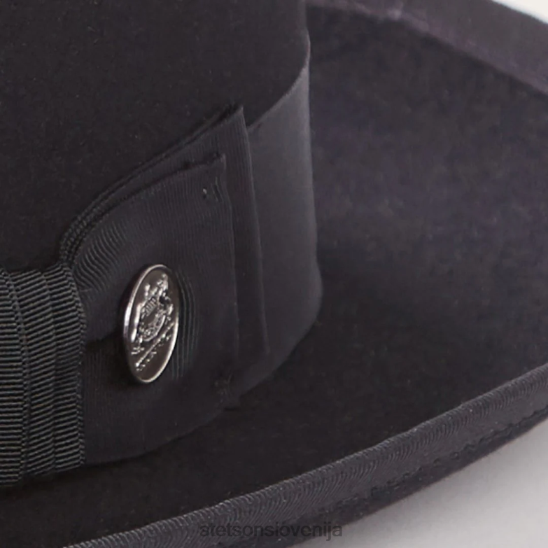 Stetson uniseks whippet fedora Z6H8812 Črna pokrivala