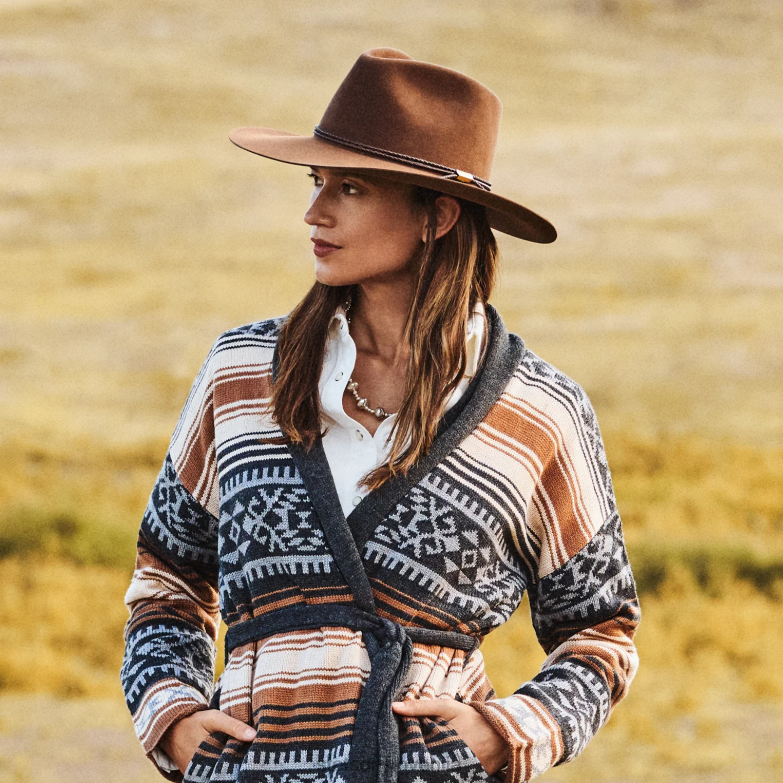 Stetson uniseks carson 6x kavbojski klobuk Z6H8899 želod pokrivala