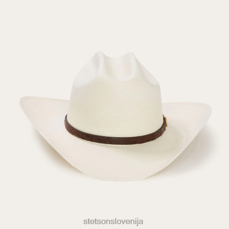 Stetson uniseks evilla de oro 1000x slamnati kavbojski klobuk Z6H88173 naravno pokrivala