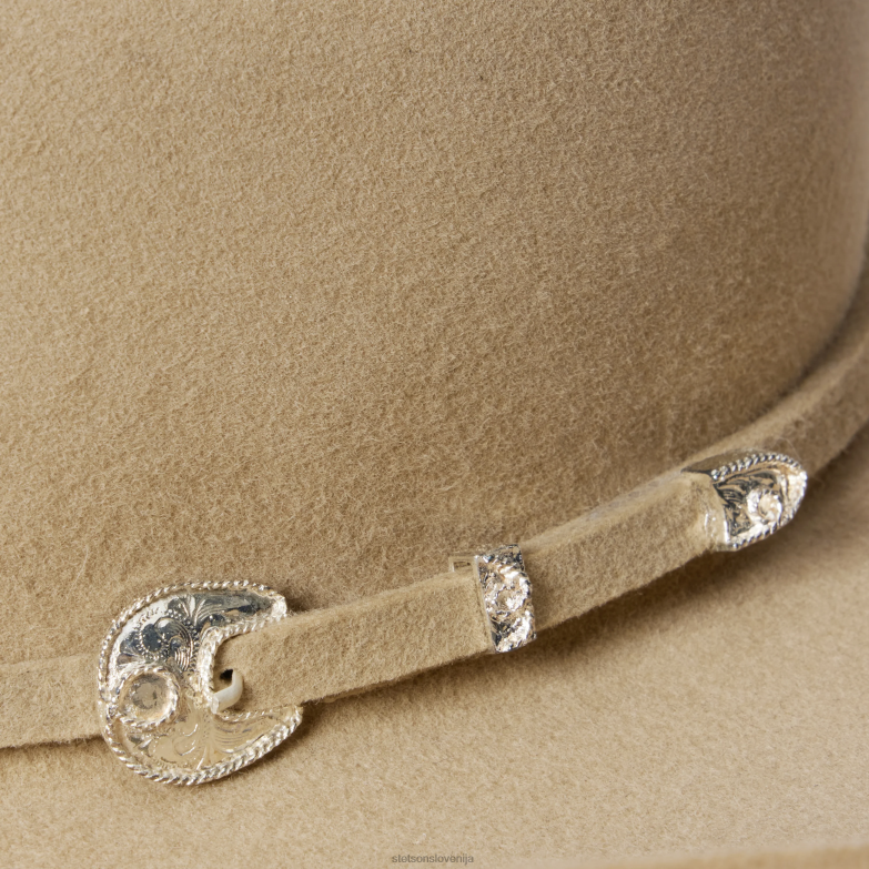 Stetson uniseks koral 4x kavbojski klobuk Z6H8817 Črna pokrivala