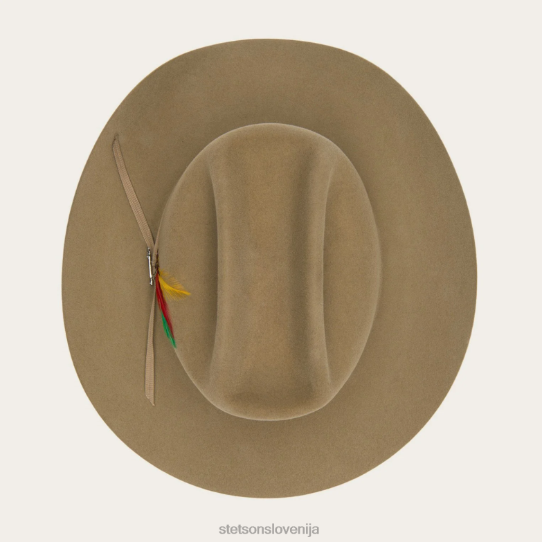 Stetson uniseks obseg 6x kavbojski klobuk Z6H8878 srnjak pokrivala