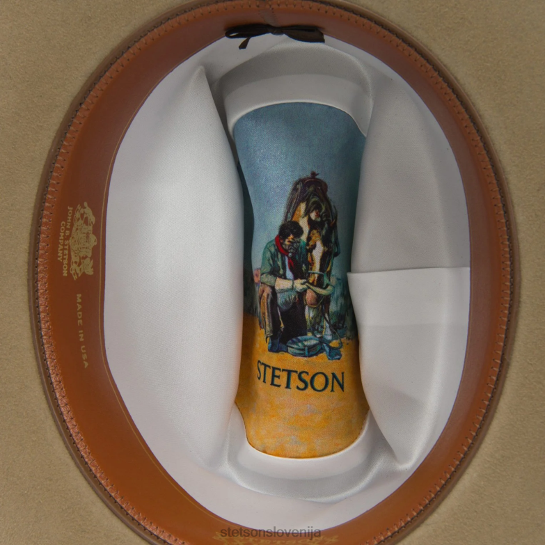 Stetson uniseks obseg 6x kavbojski klobuk Z6H8878 srnjak pokrivala