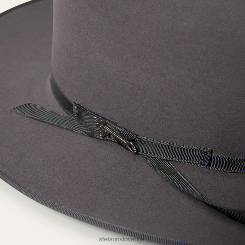 Stetson uniseks odprta cesta 6x kavbojski klobuk Z6H88103 karibu pokrivala