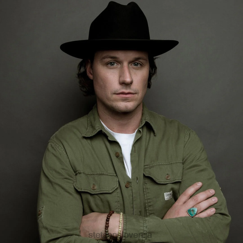 Stetson uniseks odprta cesta 6x kavbojski klobuk Z6H8865 čokolada pokrivala