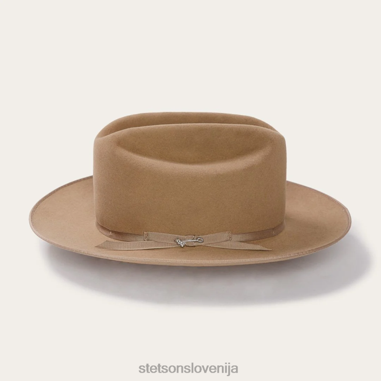 Stetson uniseks odprta cesta 6x kavbojski klobuk Z6H889 srnjak pokrivala