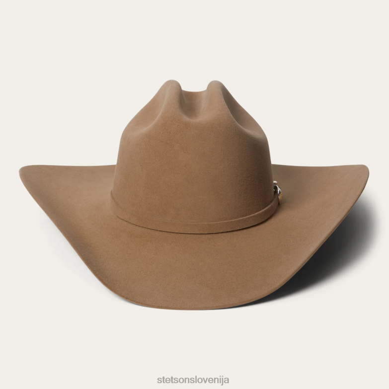 Stetson uniseks shasta 10x premier kavbojski klobuk Z6H88112 Črna pokrivala