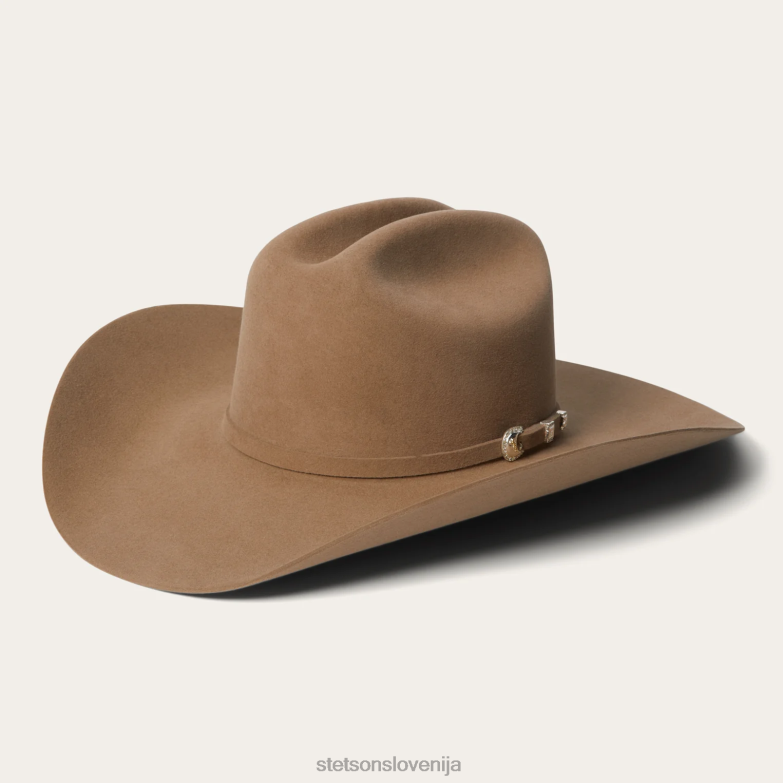 Stetson uniseks shasta 10x premier kavbojski klobuk Z6H88112 Črna pokrivala