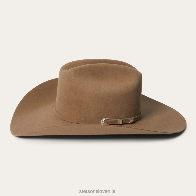 Stetson uniseks shasta 10x premier kavbojski klobuk Z6H88112 Črna pokrivala